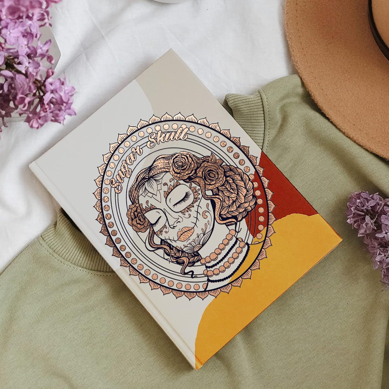 VINYL FROG Tree Texture Adhesive Vinyl Roll, 12" X6Ft Rose Gold, Permanent Craft Vinyl, Metallic Foil Sticker for Crafts, Home Decor image number 1