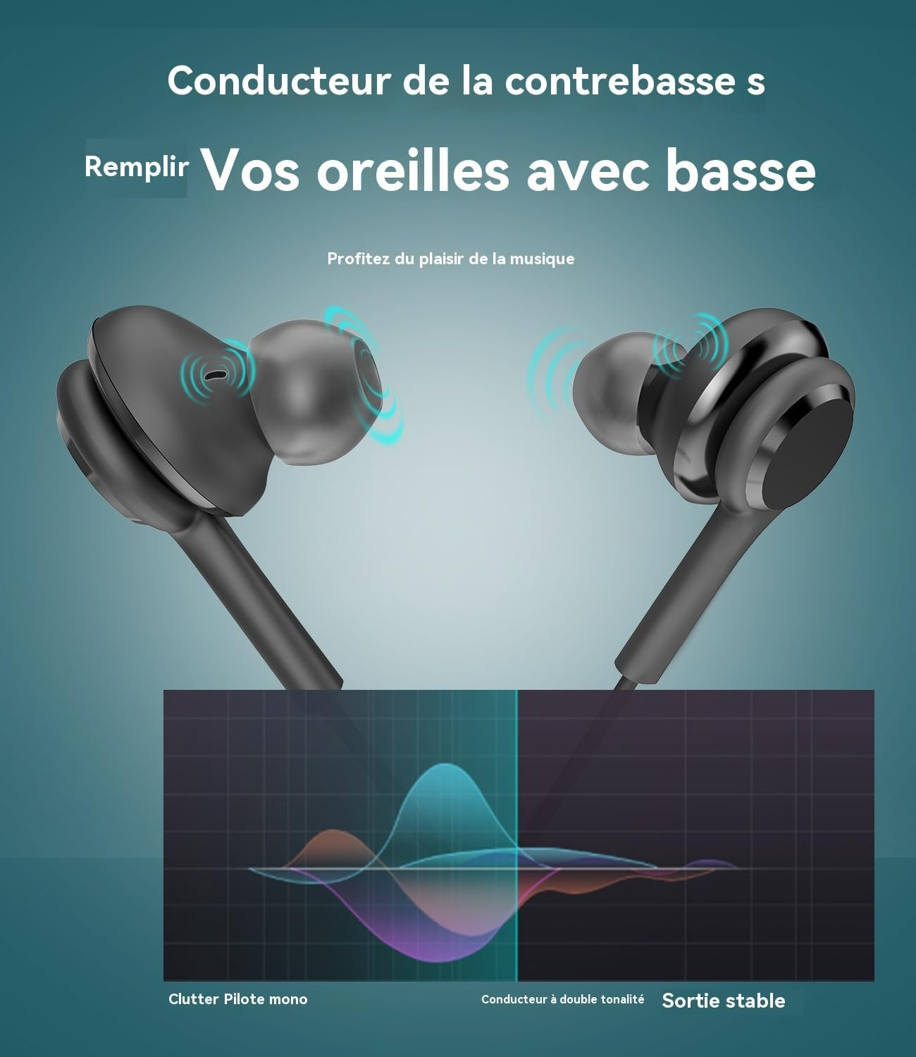 3.5Mm Jack Headphones Wired (2 Pack) AUX Audio Adapter Compatible with Samsung S8 S9 S10+ Note7 8 In-Ear Headphones Noise Reduction Earbuds Gaming Android Phone MP3 Computer image number 6