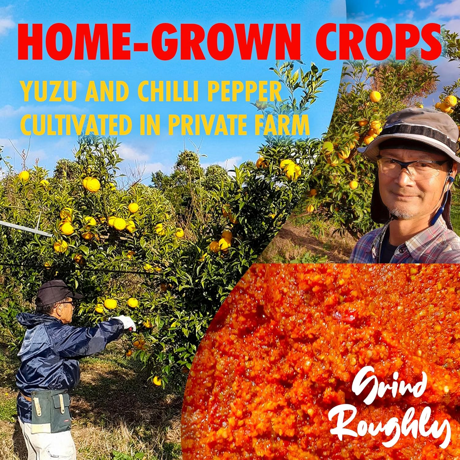 YAMASAN KYOTO UJI Yuzu Kosho Red Pepper Spicy Paste, Japanese Extremely Hot & Umami Seasoning, Vegan, Gluten-Free, No Additives, Made in Japan 100G(3.52Oz) image number 2