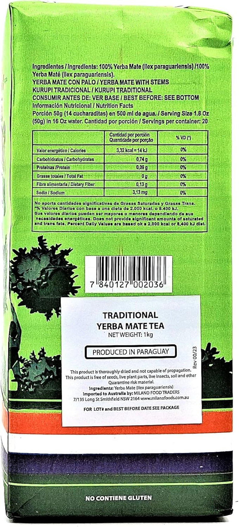 Kurupi Yerba Mate Traditional Tea, 1 Kg image number 6