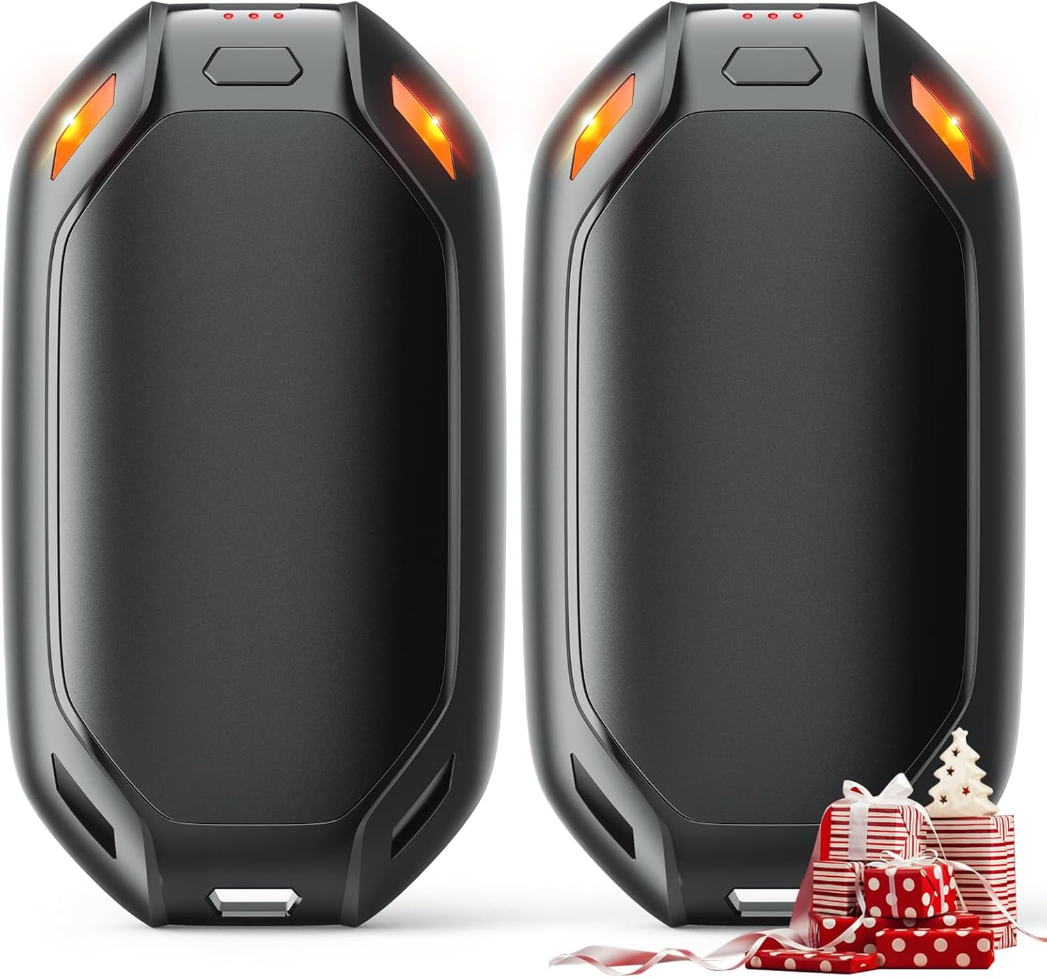 Hand Warmers Rechargeable, 2 Pack Reusable Handwarmers 6000Mah Hot Hands 10Hrs Long Lasting, 3 Heat Levels Electric Hand Warmer, Portable Pocket Heater Outdoor Activities, Winter Gift Women Men Kids image number 5