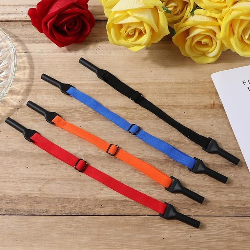 Walquicks 10 PCS Adjustable Eyeglasses Retainer Strap, No Tail Anti-Slip Glasses Straps Holder, Glasses String Cord Eyewear Retainer Sport Unisex Sunglass Straps Holder for Men Women - 10 Small image number 2