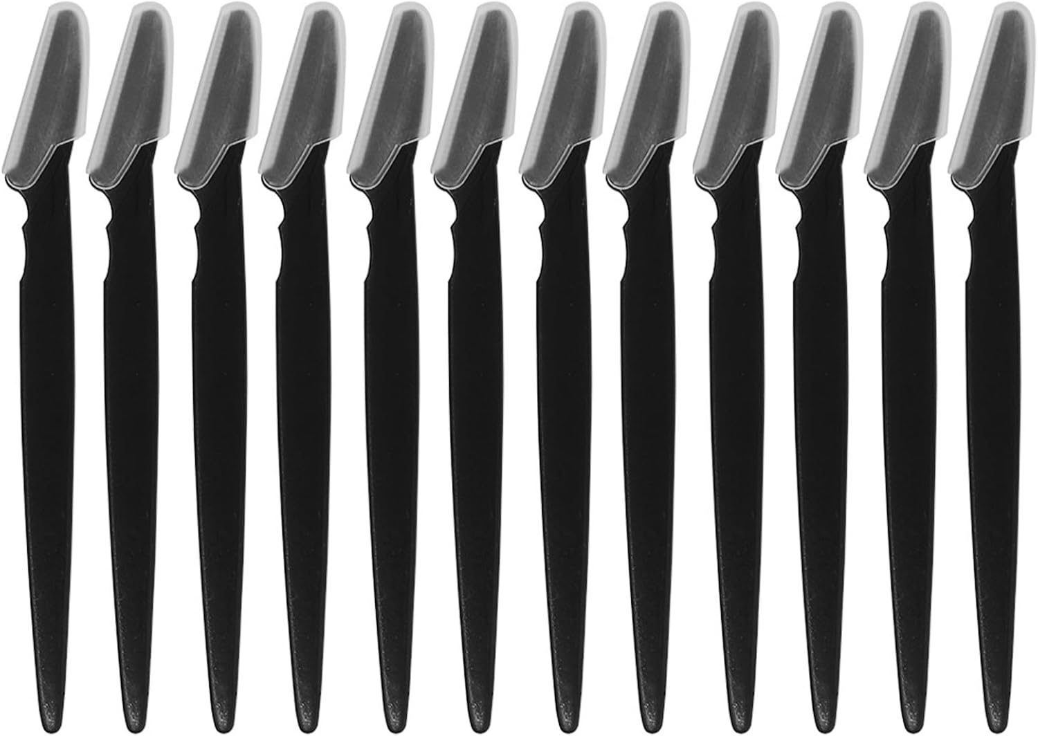 12 Pcs Eyebrow Razors, Exfoliating Dermaplaning Tools, Face Razors Multipurpose, Eyebrow Trimmers Shaver with Safety Cover, Facial Hair Removal for Women Men Body Use image number 3