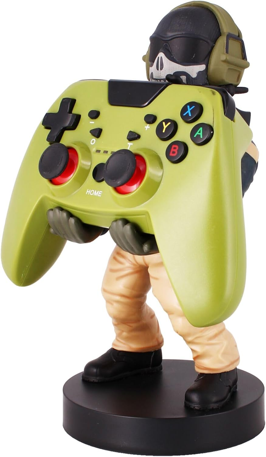 Power up Factory Exquisite Gaming: Call of Duty: Lt. Simon "Ghost" Riley - Original Mobile Phone & Gaming Controller Holder, Device Stand, Cable Guys, Licensed Figure image number 6