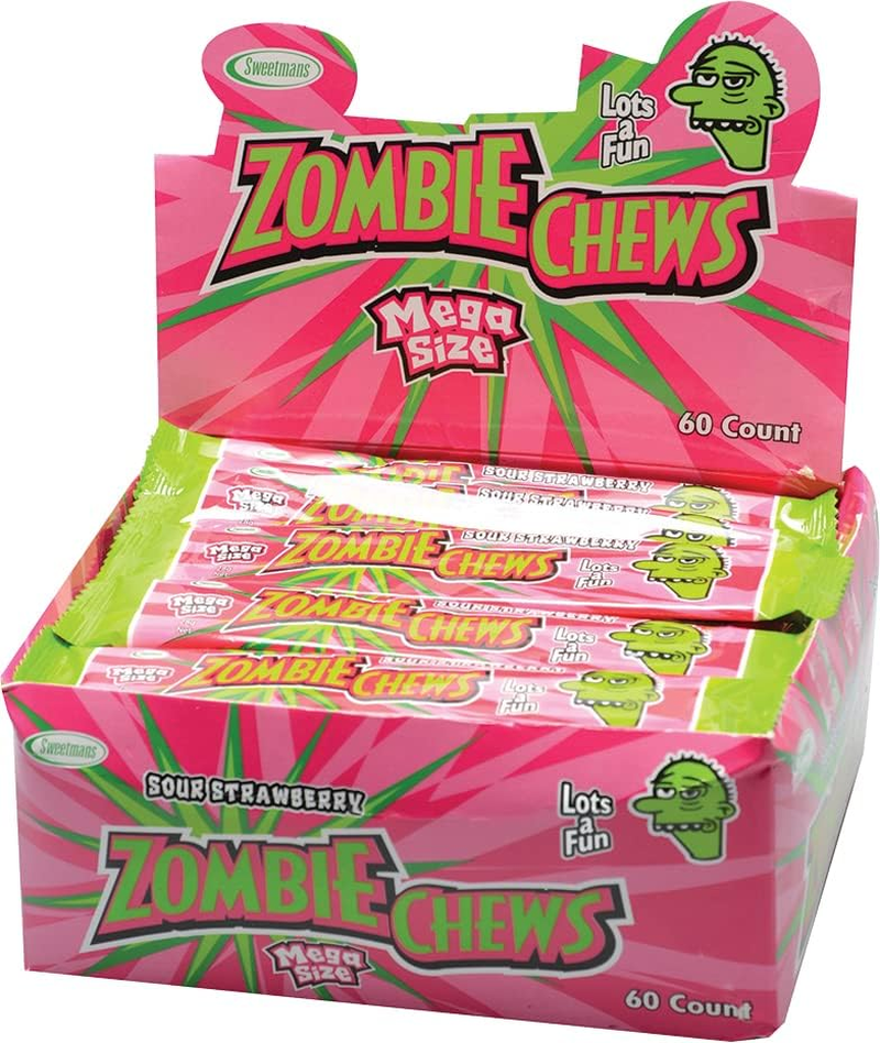 Zombie Chews Strawberry Flavour 28G X 72 image number 2