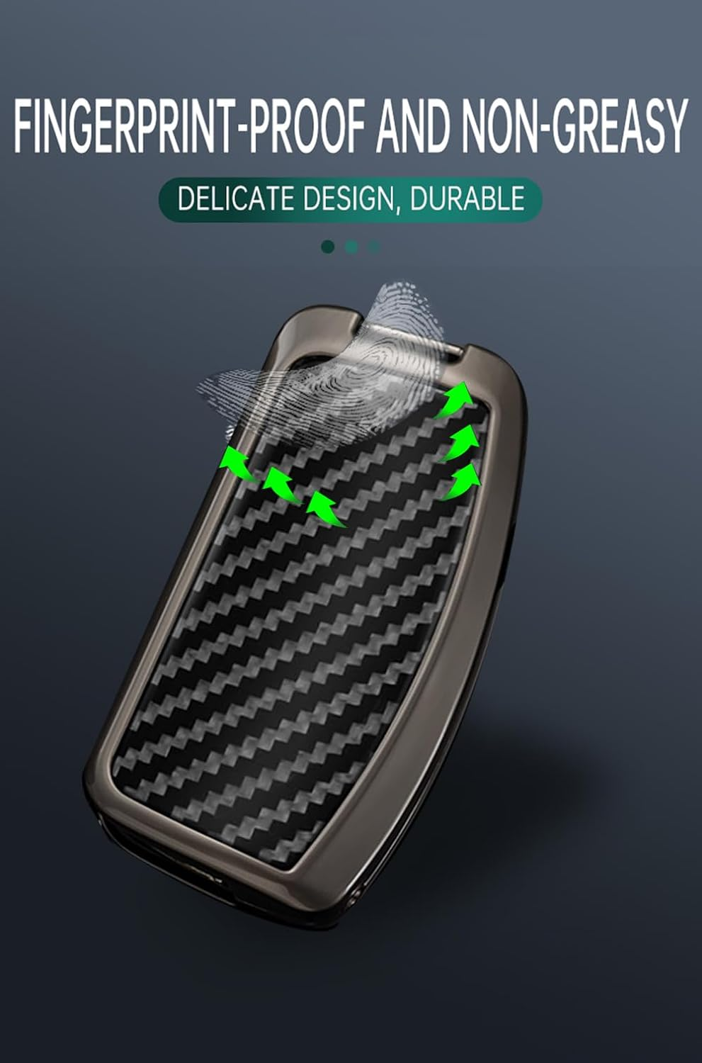 Ontto Alloy Car Key Fob Cover Fit for Ford Focus 2 MK2 Fiesta Mondeo Galaxy Falcon Territory Ecosport Kuga Escape B-Max C-Max Flip Key Case Keyring Smart Key Shell Holder Keychain Accessories Black B image number 6