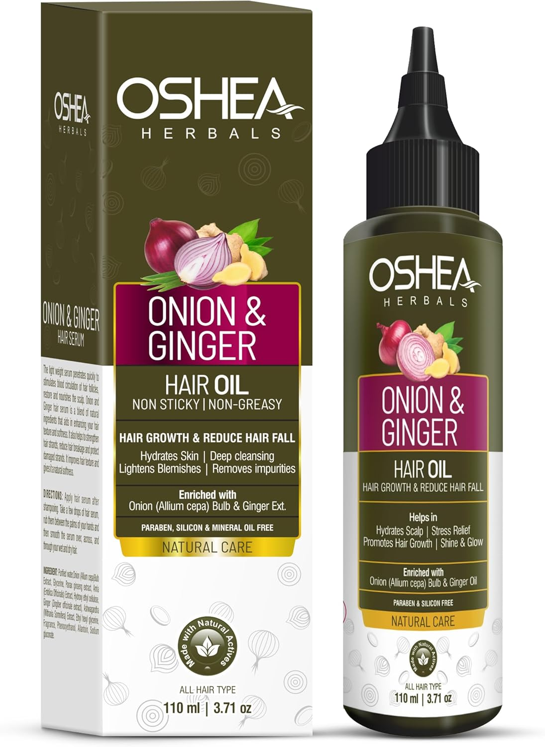 Oshea Herbals Onion and Ginger Hair Oil 110ML image number 6