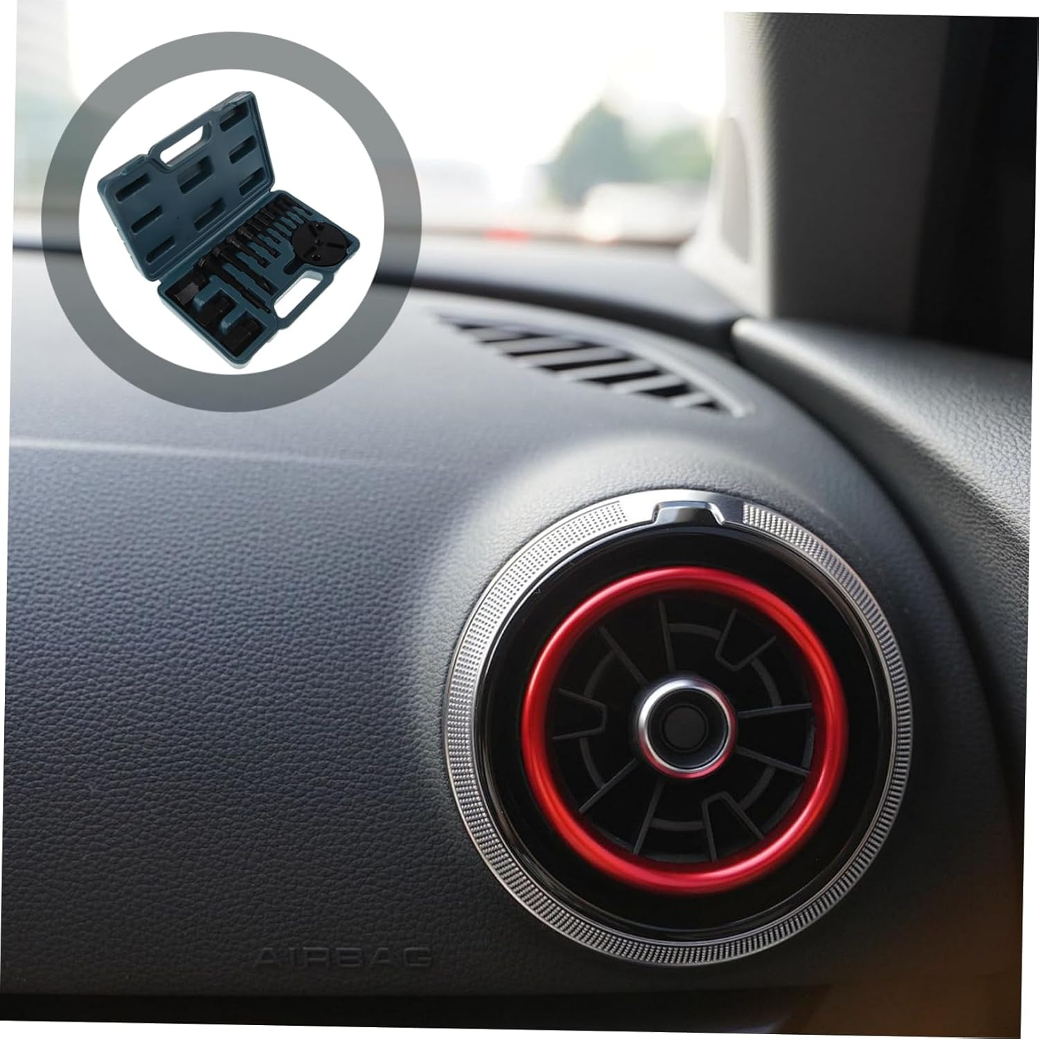 COSMEVIVI Compressor Clutch Removal Tool Set for Automotive Air Conditioning Maintenance Air Conditioning Clutch Puller Kit for Mechanics and Hvac Repair image number 1