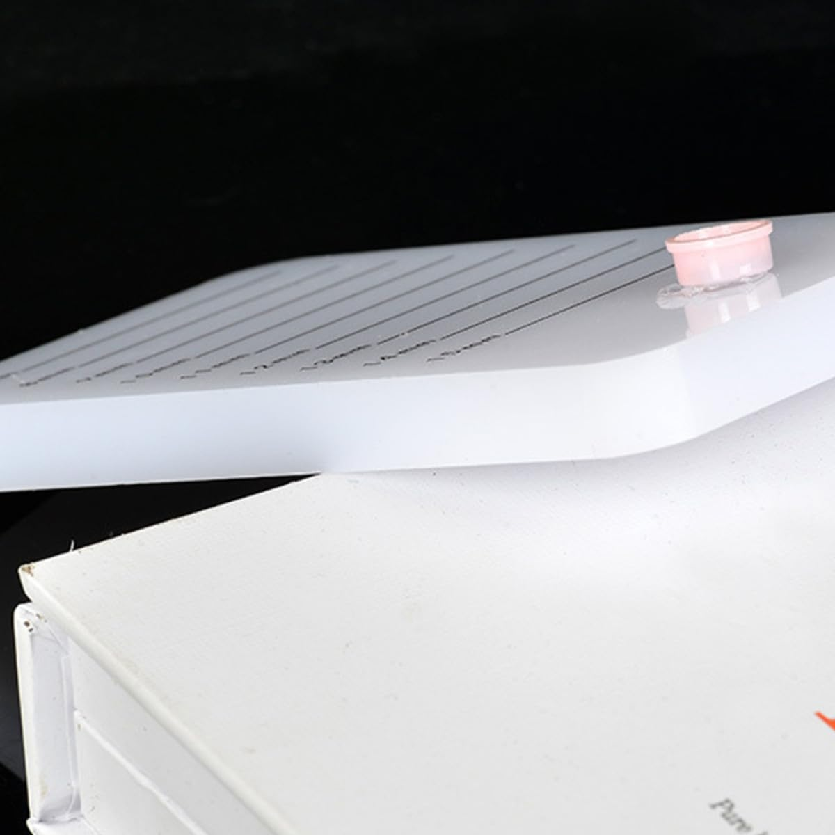 SEWACC Eyelash Extension Platform Acrylic Eyelash Grafting Pallet White Extension Supplies Lash Pads for Professional Lash Application image number 6