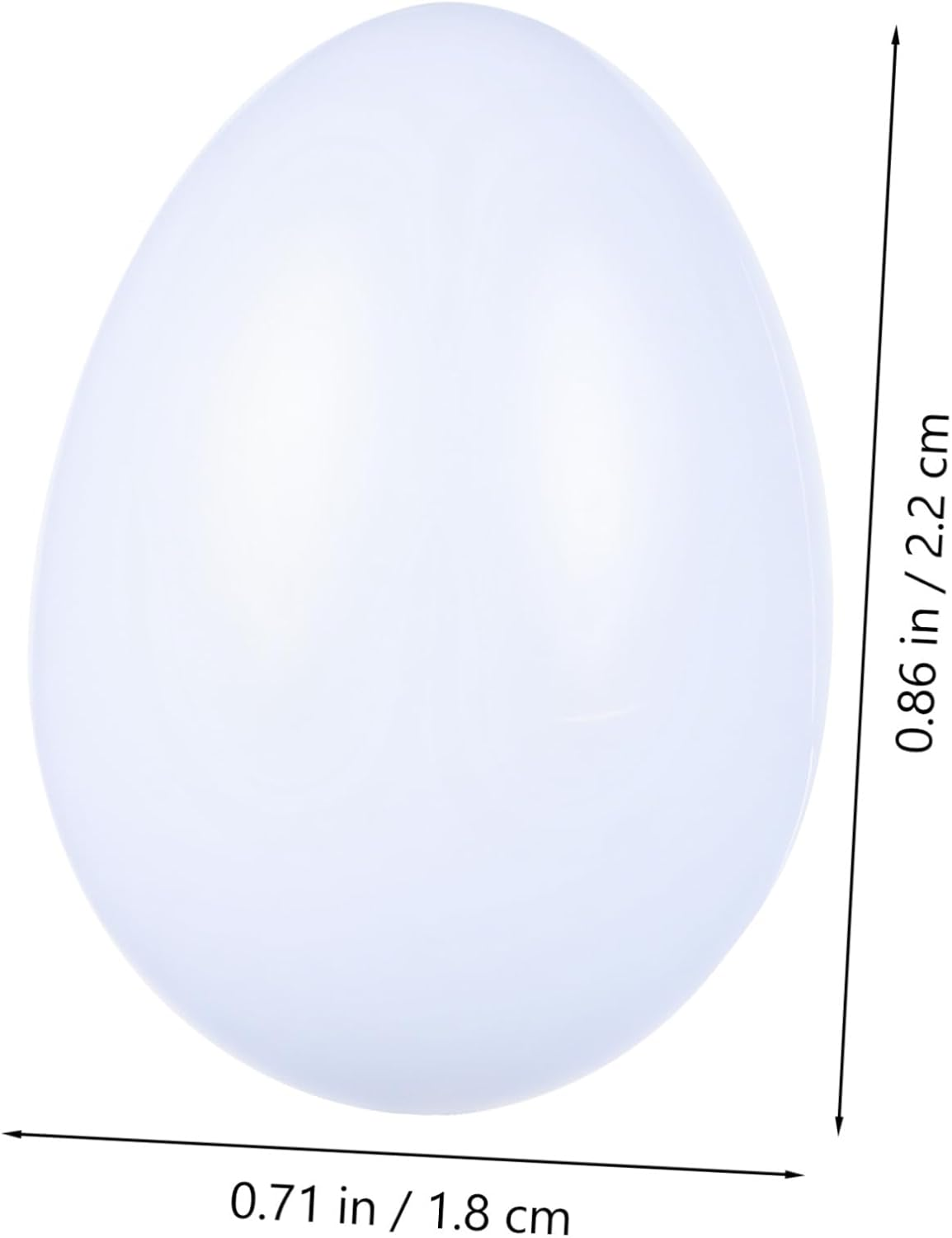 JOINPAYA 10Pcs Realistic Fake Bird Eggs for Cockatiel Breeding Training Solid Weight Imitation Naturalistic Design Proper for Home Decor and Bird Care image number 6