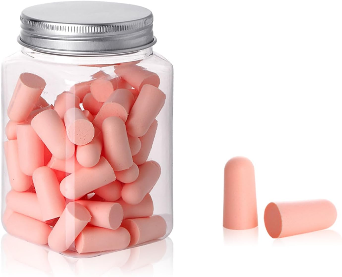 JZS Ultra Soft Foam Earplugs, 60PCS, 33Db NRR, Comfortable Ear Plugs for Sleeping, Snoring, Travel, Concerts, Work, Green