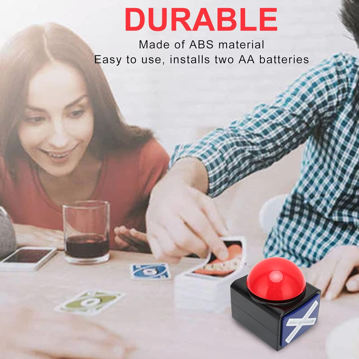 Game Buzzer, Game Show Buzzers, Portable, Easy to Store, ABS Material, Small Size for Birthday Parties image number 4