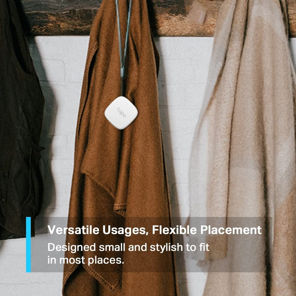 Tp-Link Tapo Smart Room Temperature & Humidity Sensor, Auto, Fast & Accurate, Free Data Storage & Visual Graphs, Instant App Notification, Smart Home, Hub Required (Tapo T310)