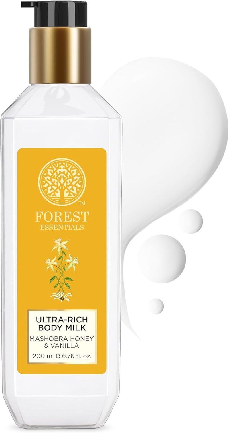 Forest Essentials Mashobra Honey and Vanila Ultra Rich Body Lotion, 200Ml image number 4