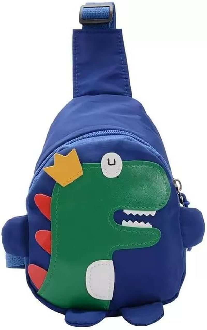 Rivhom Mini Crossbody Bag for Boys, Small Dinosaur Sling Backpack for Kids