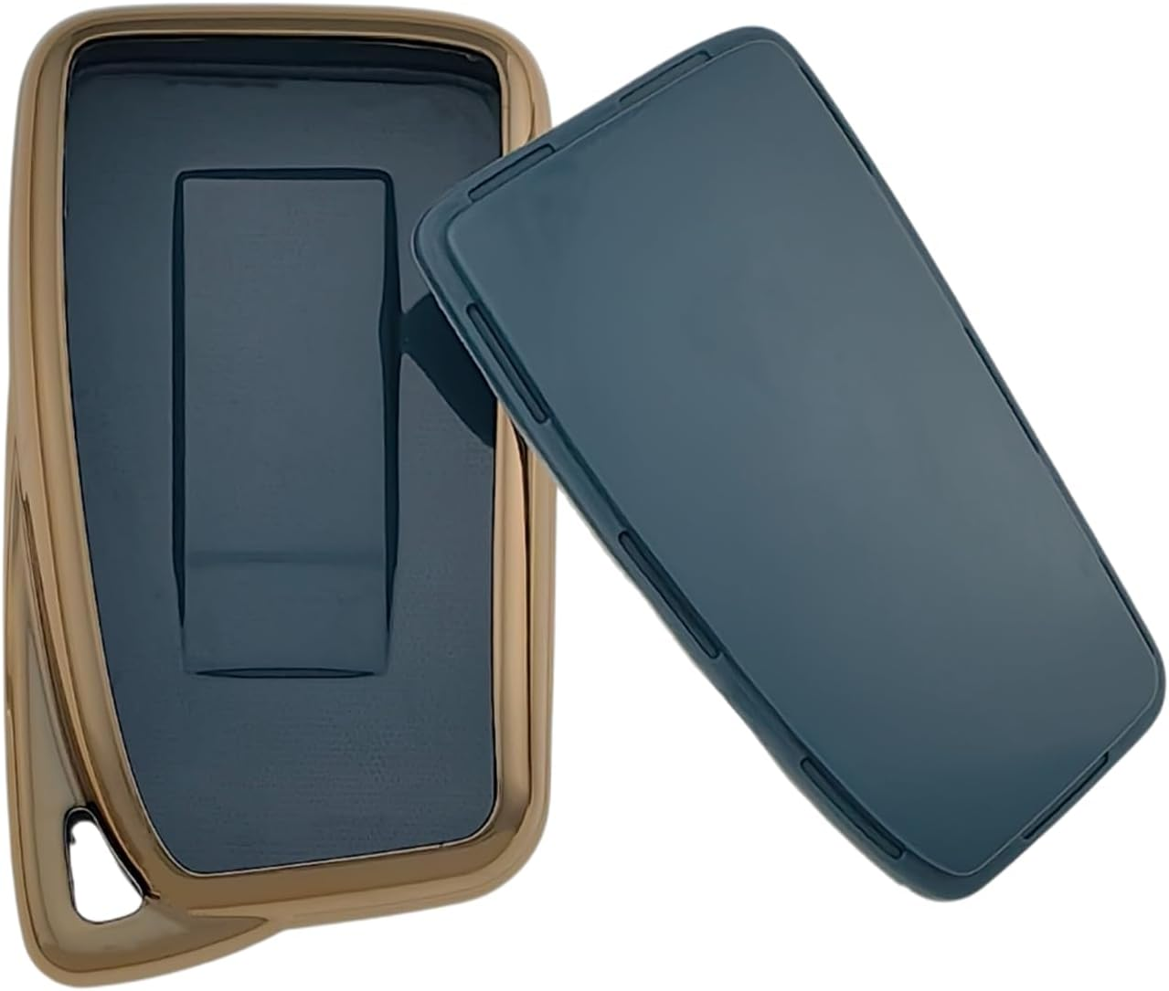 TPU Key Fob Cover Compatible with 2013-2021 Lexus Es300H ES350 GS350 Gs450H Is200T IS300 IS350 LX570 Nx200T Nx300H RC350 RX350 Rx450H (Black/Grey) image number 5