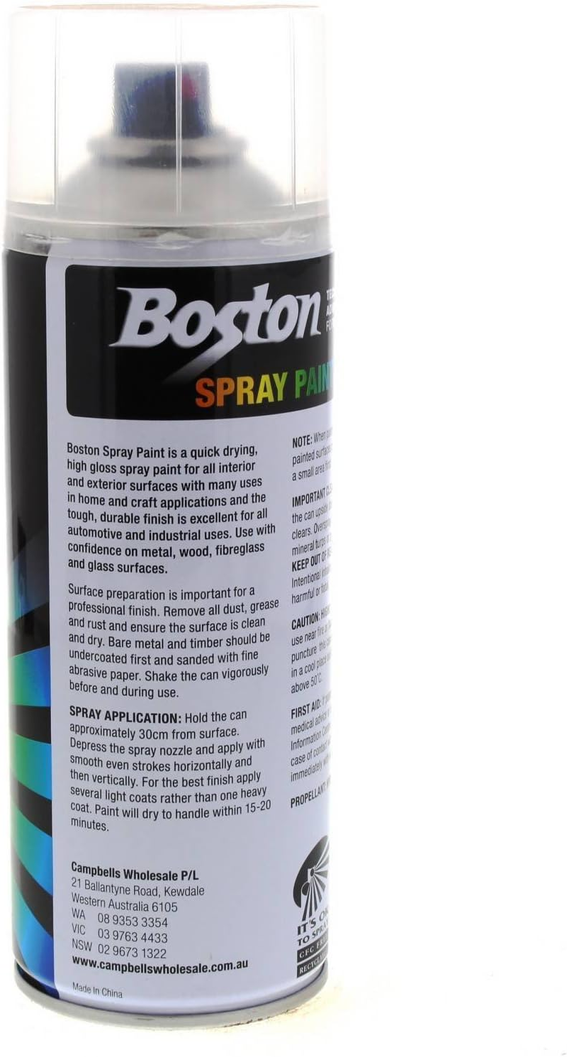 Boston Spray Paint 250 Gram Clear image number 1