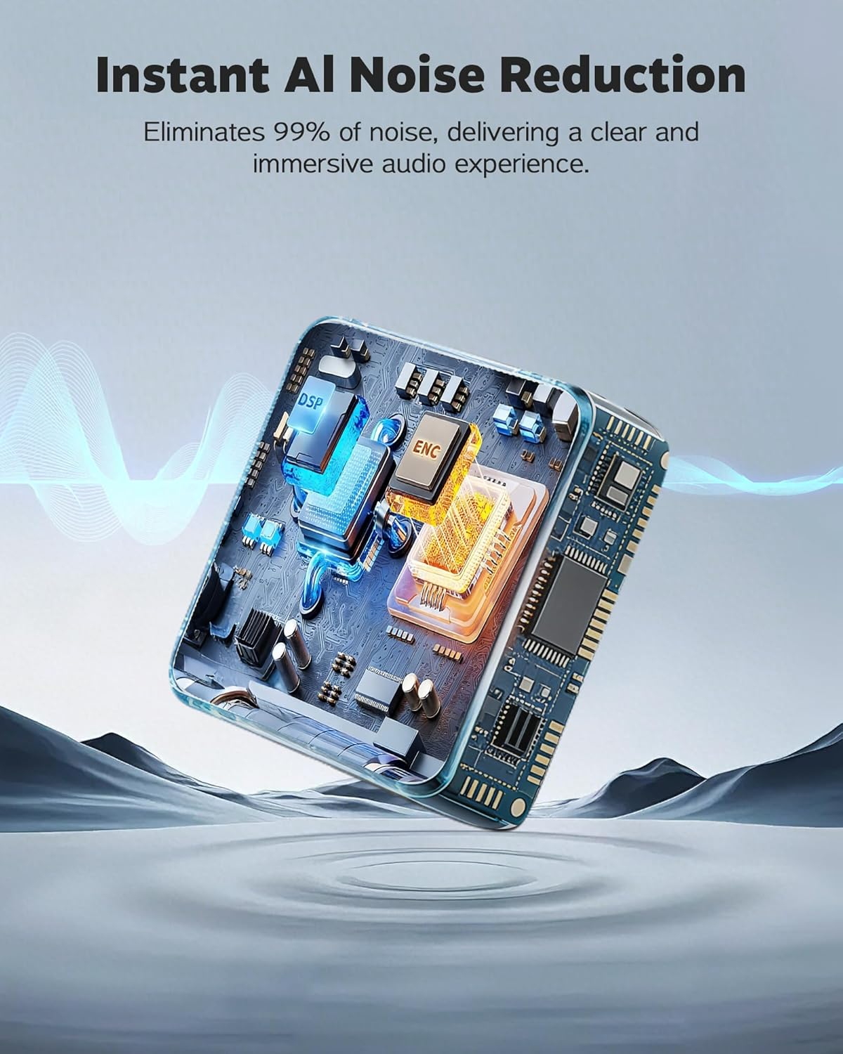 Ominoral 3-In-1 Wireless Lavalier Microphone for Iphone, Android, Cameras - Mini Microphone with Noise Reduction,14-Hour Battery Life, 2 Mic for Video Recording, Tiktok and Youtube, Vlogging image number 6