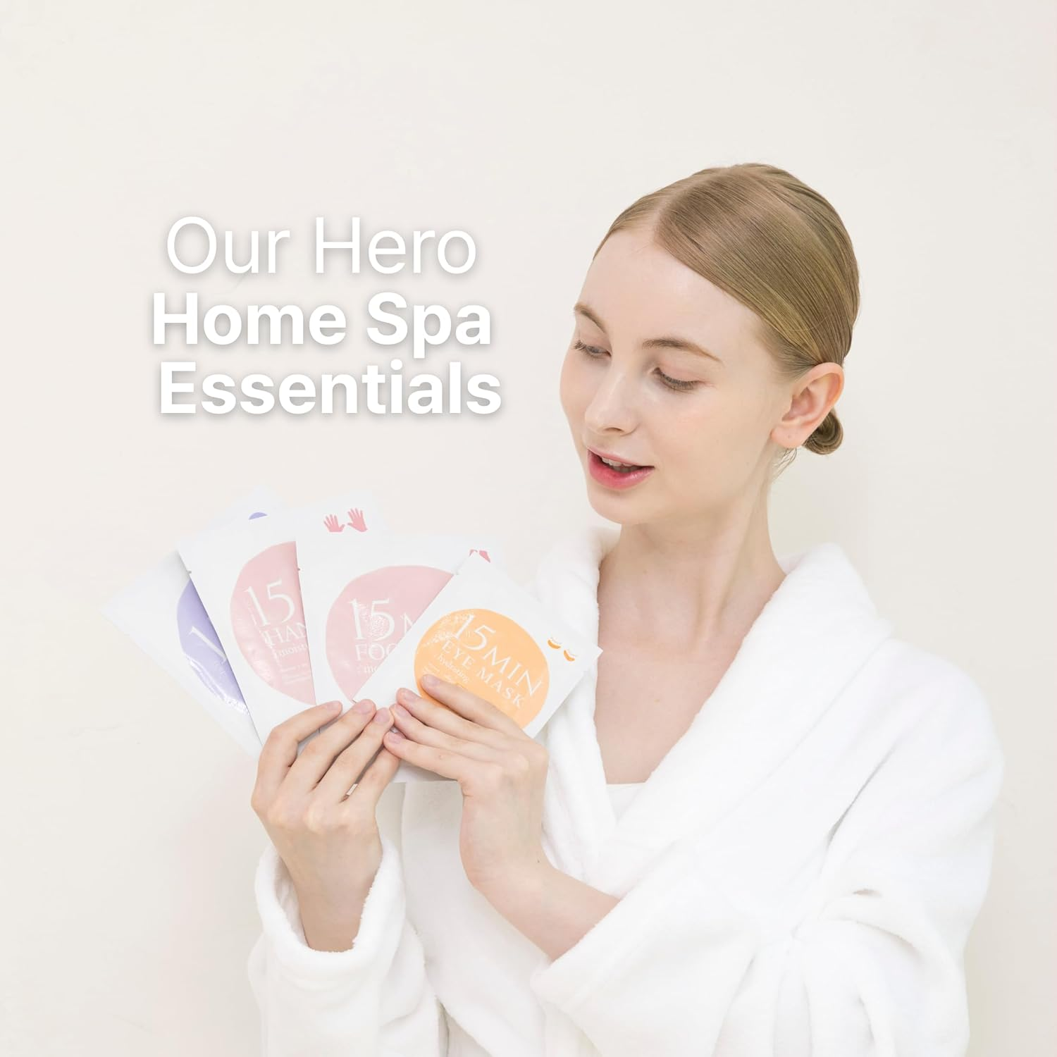 15 Min Pamper Me Kit by Naisture &ndash; Korean Spa Kit for Women with Hair Mask, Hand and Foot Masks, Eye Mask, and Face Masks image number 3