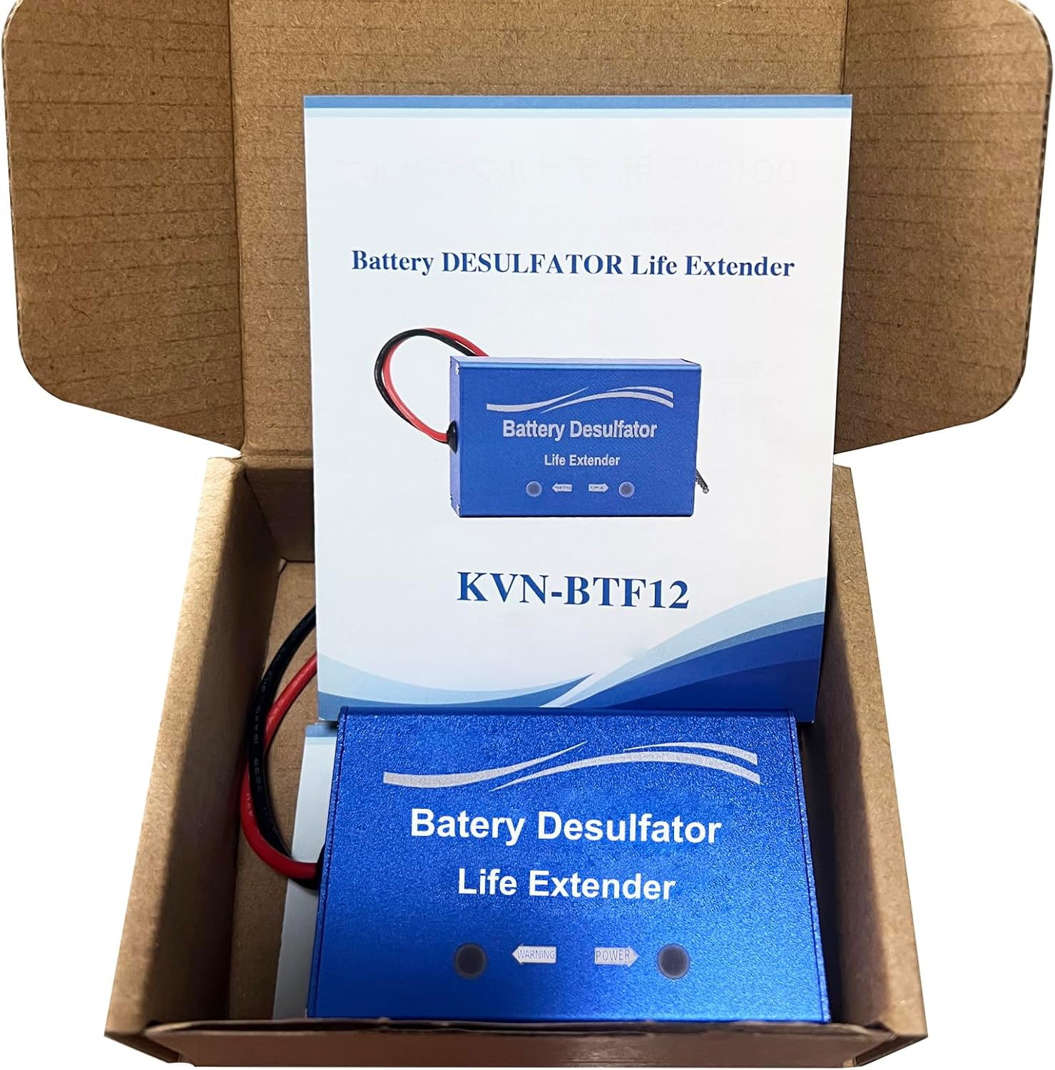 12V Lead Acid Battery Desulfator - Regenerates & Extends Battery Life - Waterproof Design - Removes Sulfation - 12V DC Input/Output - 20Ma Current Rating image number 3