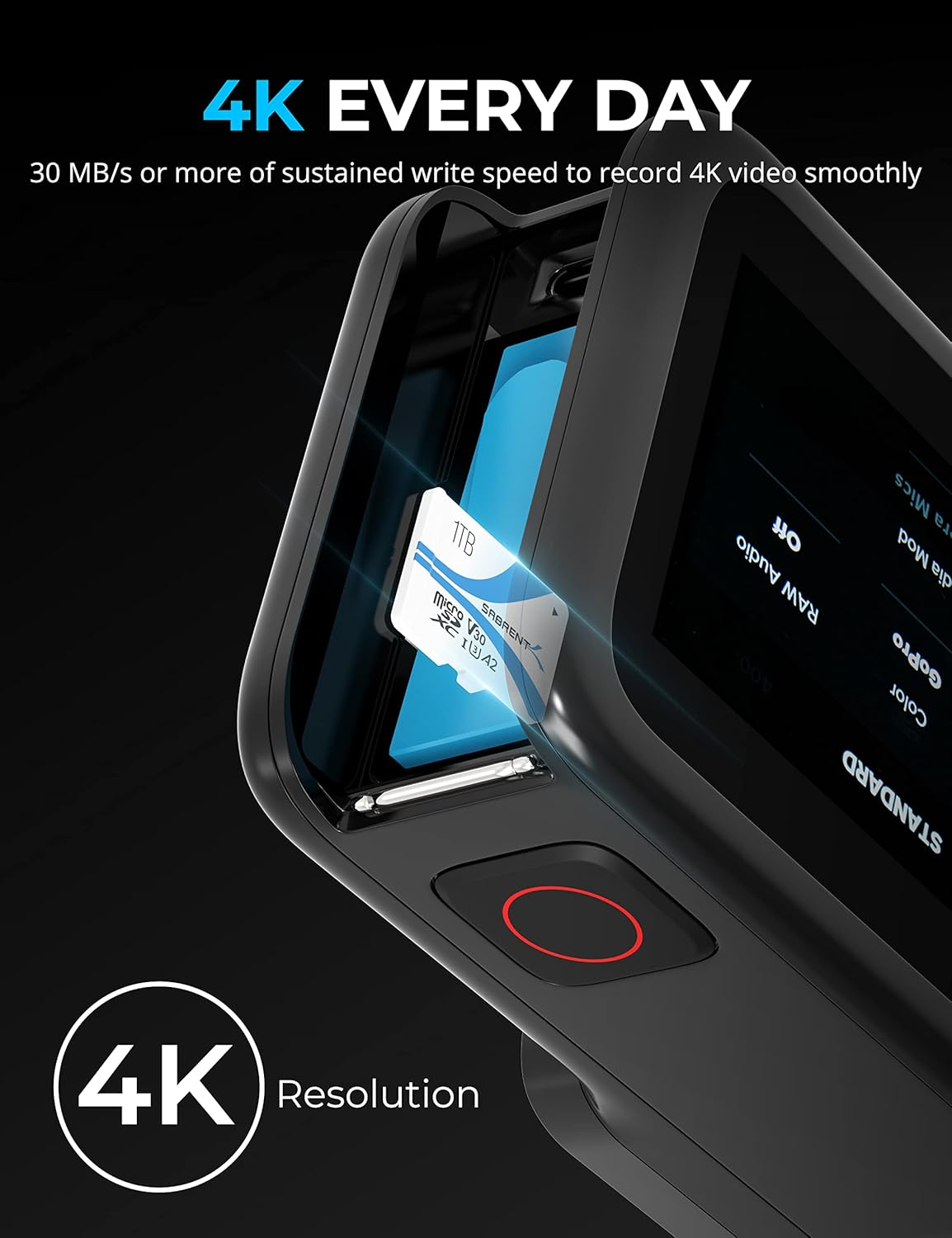 SABRENT Rocket V30 A2 1TB Microsdxc Memory Card 2-Pack R100Mb/S W30Mb/S Compatible with Steam Deck, Nintendo-Switch, Go Pro, Cameras, Smartphones. (SD-MQ30-1TBX2)