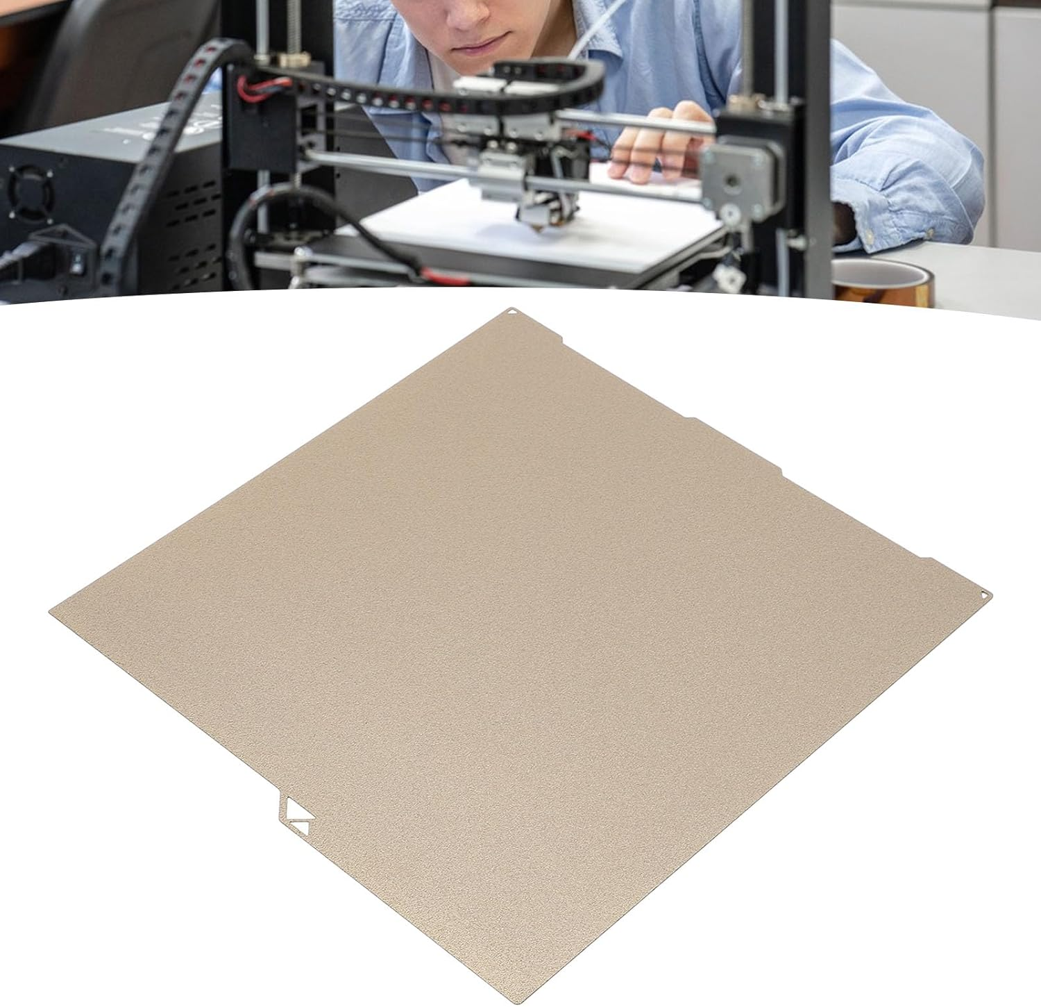 256X268Mm 3 Combo Build Plate, PEI Bed Double Sided Flexible Platform for Kobra 3 Combo, 3D Printer Print Platform