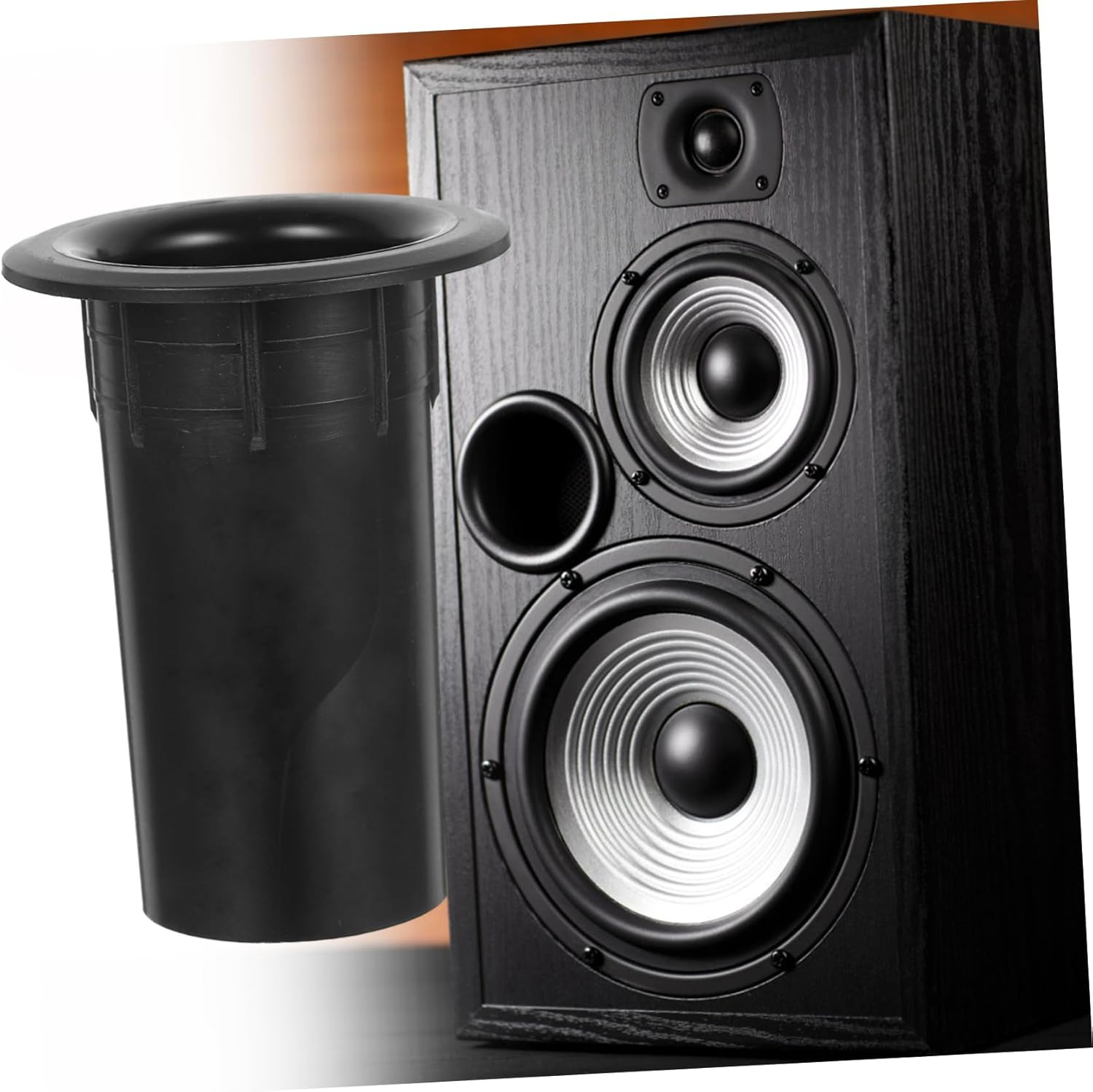 COHEALI 12Pcs Replacement Subwoofer Port Tube Plastic Bass Reflex Tube for Speaker Air Outlet Speaker Accessory image number 1