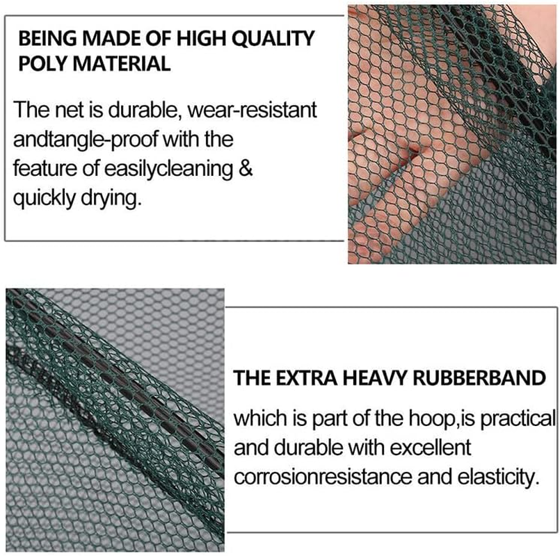 AIMALL Foldable Telescopic Fishing Net, 22"-67" Extendable Pole with Knotless Mesh, Lightweight Aluminum Frame, and Triangular Design for Landing Fish image number 3