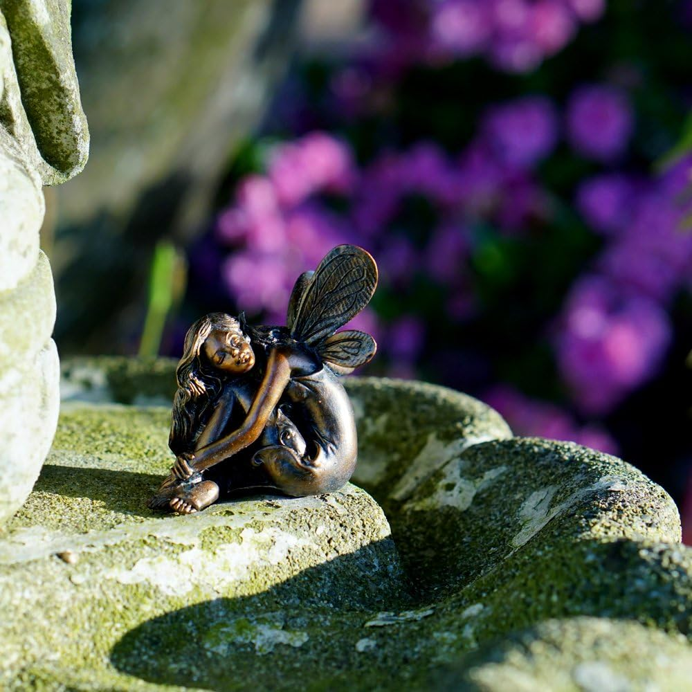 Top Collection Miniature Garden & Terrarium Fairy Napping Statue, Small image number 2