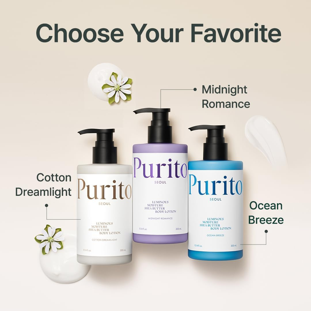 PURITO - Luminous Moisture Shea Butter Body Lotion Ocean Breeze 300Ml - Midnight Romance image number 3