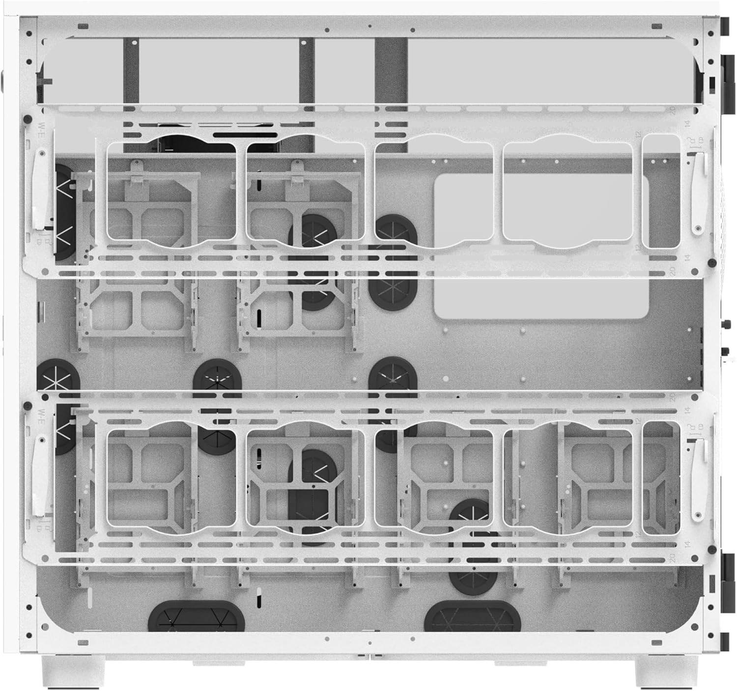 Thermaltake AX700 XL-ATX Super Tower Case Snow Edition, CA-11B-00F6NN-00 image number 5