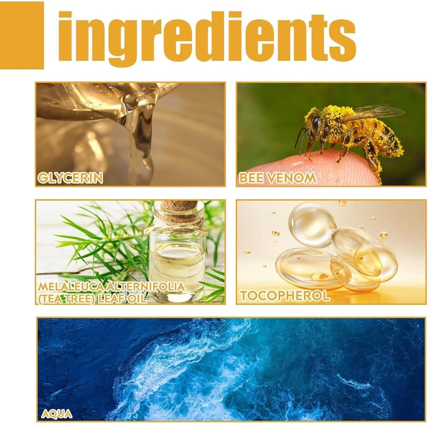 WAYAOFEI Tag Recede Bee Venom Spray,Tag Recede Bee Venom Spray for All Skin Types,20Ml/Pcs (1) image number 3