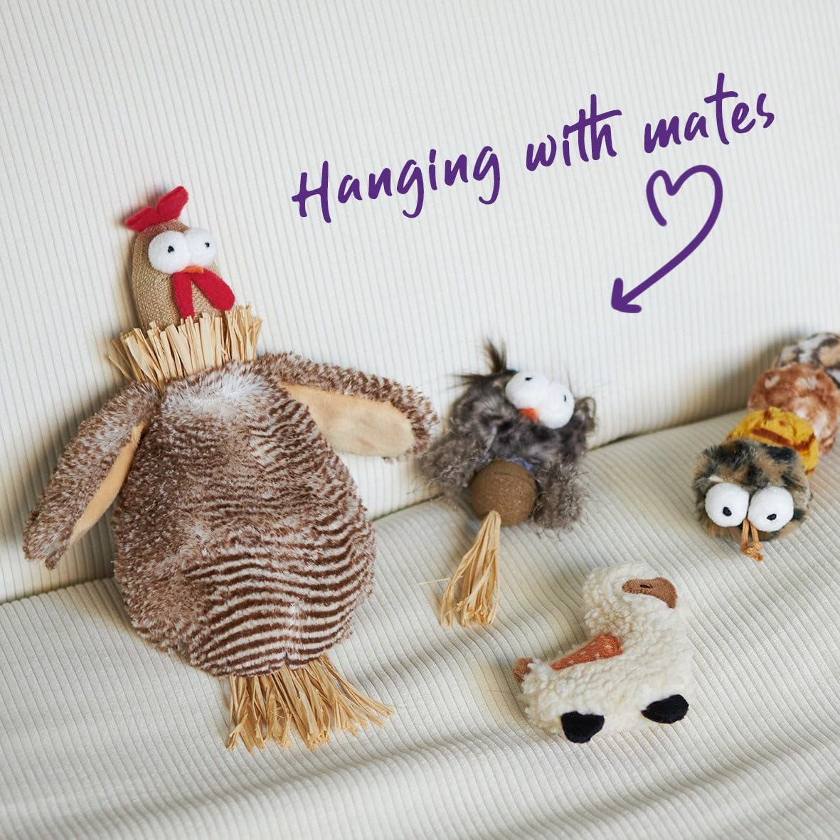 Kazoo Cheeky Chicken Cat Toy image number 4