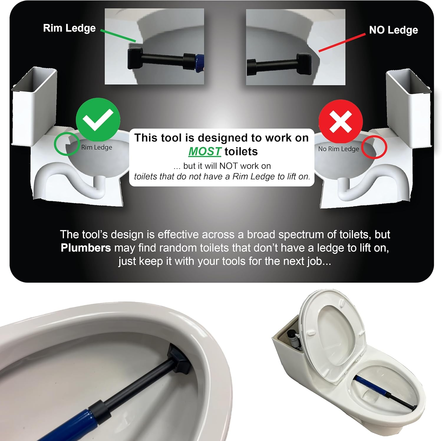 Plumber'S Toilet Lifting Tool | Carry with One Hand | Install & Remove Toilets | Newest Updated Version | Pick up Stix&reg; image number 4