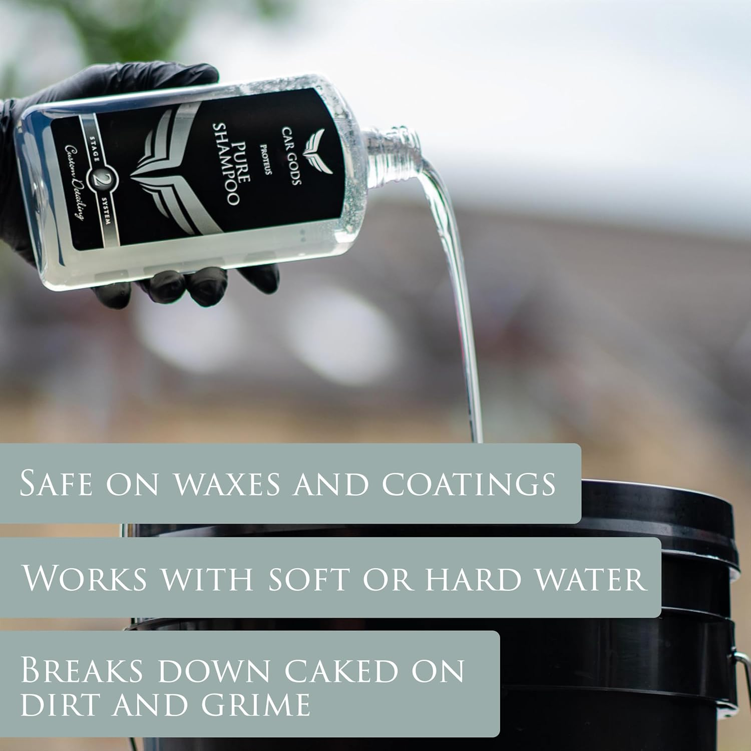 Car Gods Car Wash Pure Shampoo - High Vehicle Detailing Cleaner 5L - Gentle on Wax and Sealant - Grapefruit Scented Formulation image number 2