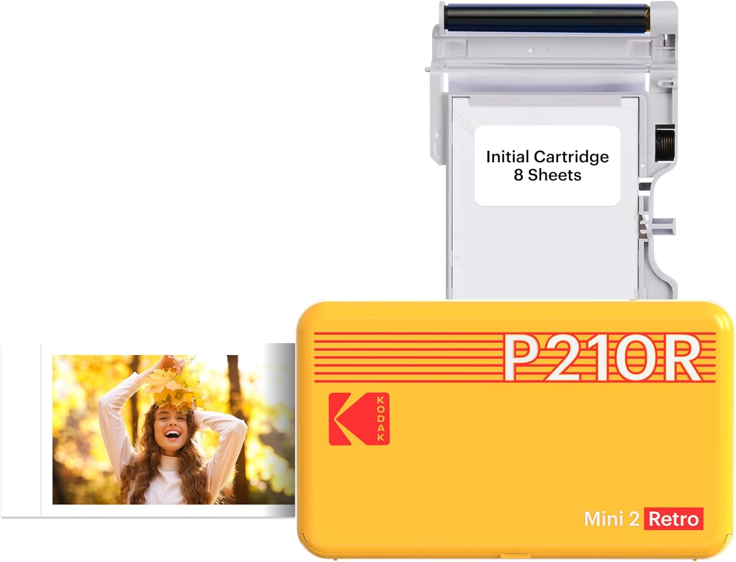 Kodak Mini 2 Retro Portable Instant Photo Printer Black