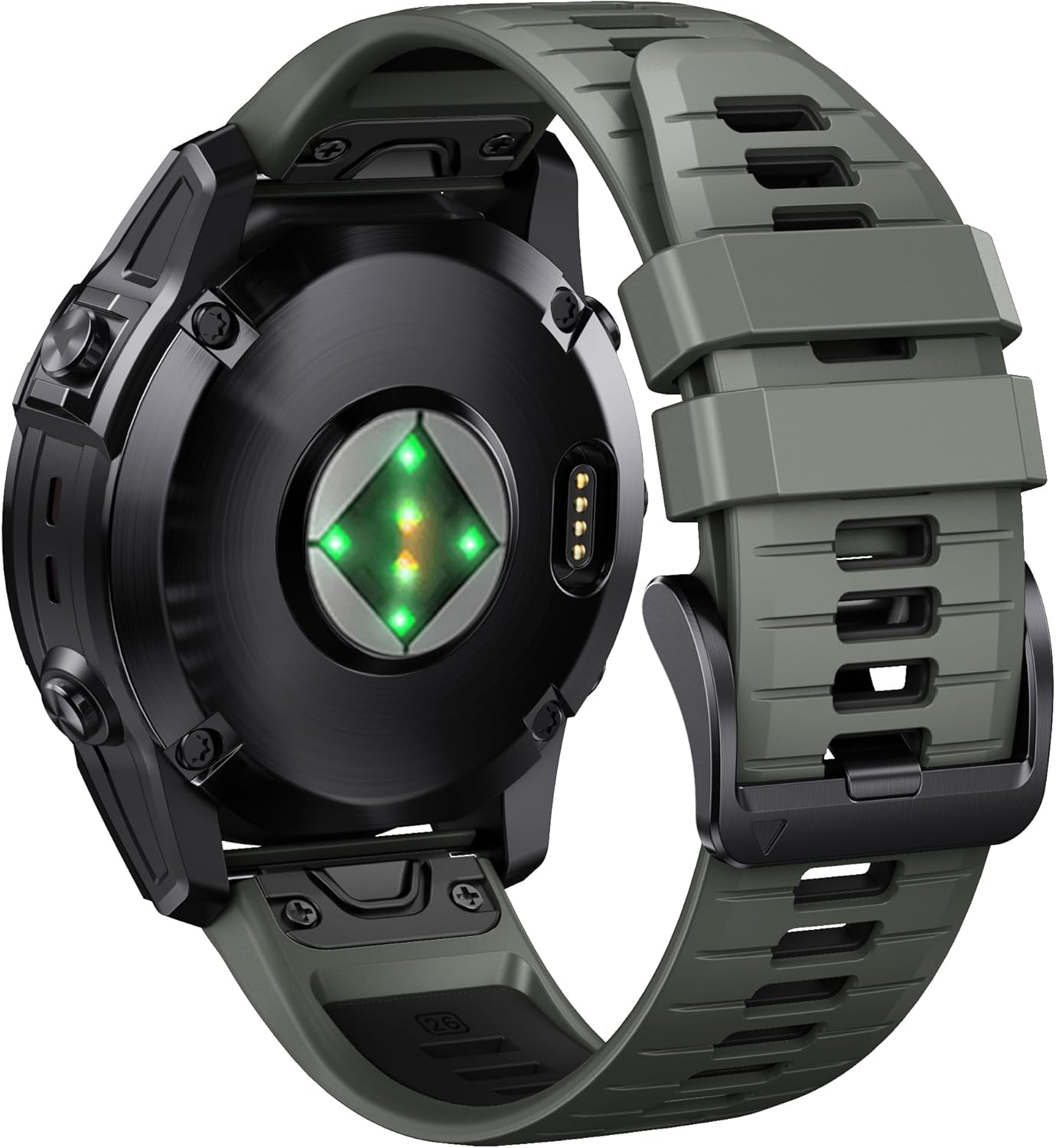 ANBEST Bracelet for Garmin Fenix 6 Pro/Fenix 7 Pro/Fenix 5/Fenix 6/7 Bracelet, 22 Mm Quick Fit Replacement Strap for Forerunner 945/965/955/EPIX 2/Instinct 2/Approach S62/S60 Silicone Wristbands image number 3