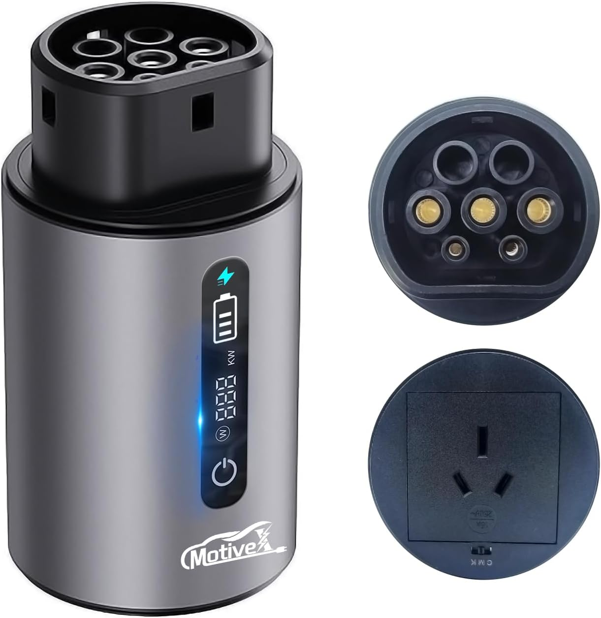 V2L Adapter EV Discharger, Type 2 EV Charging Cable Connector, Vehicle to Load Adapter for BYD/NETA, MG, Charging Laptops, Phones, Projectors, Backup Power image number 1