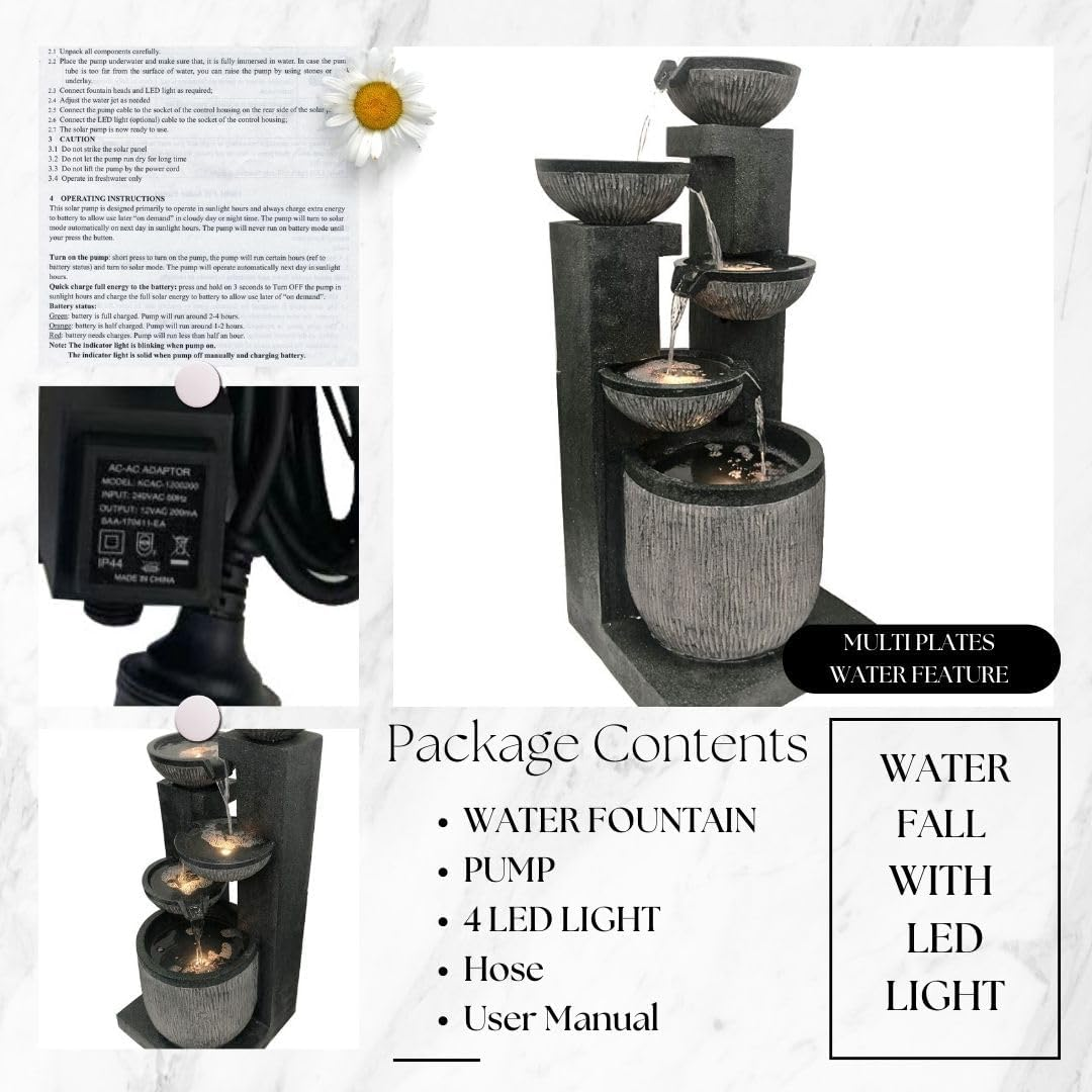 Generic Multi Plates Water Fountain image number 1