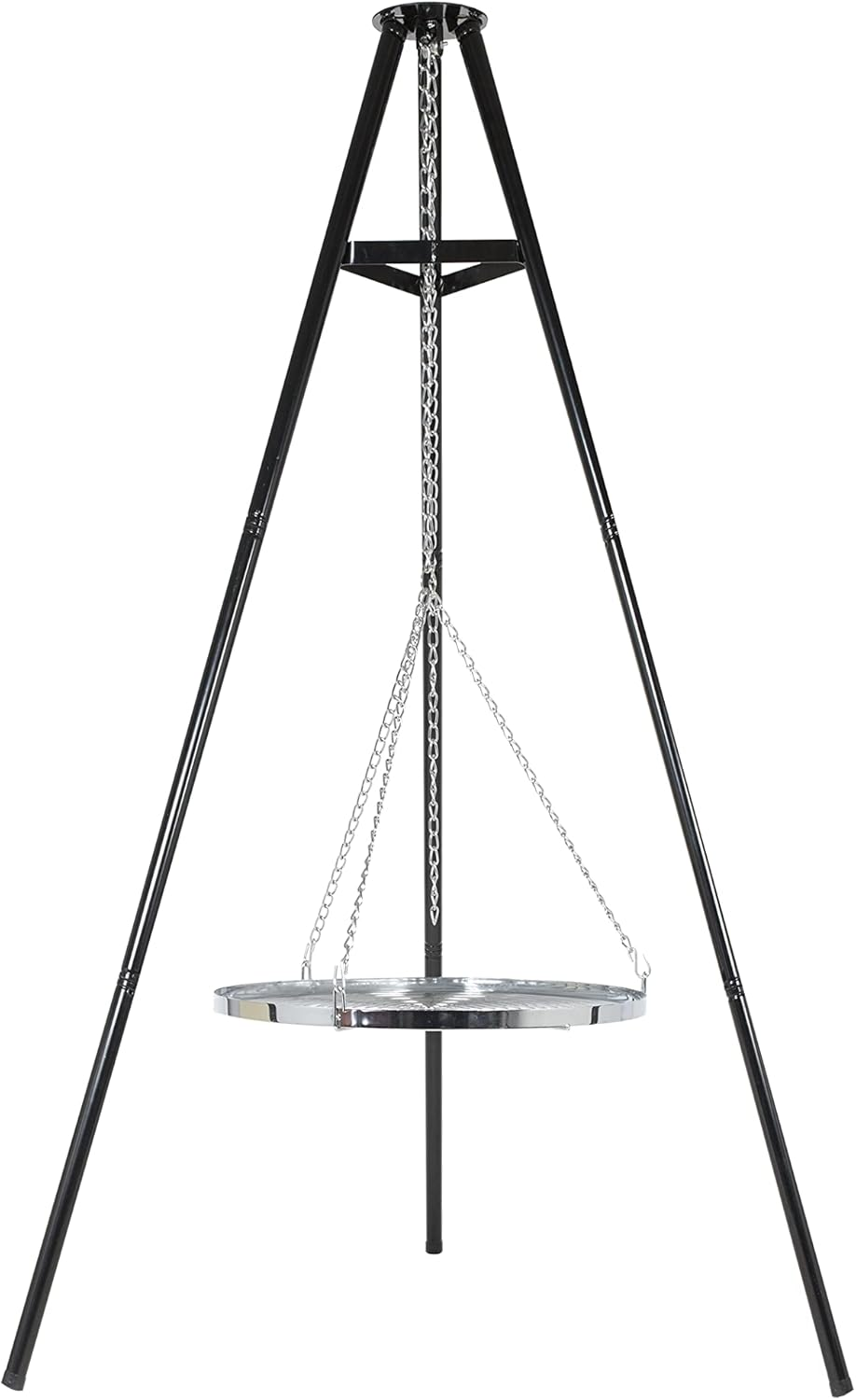 La Hacienda 55578 Tripod Grill, Steel, Black image number 4
