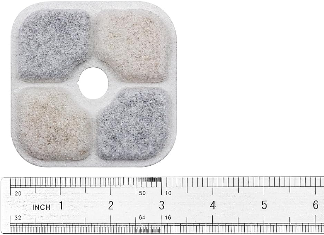 CENPEK Pack of 8 Drinking Fountain Filters for Pixi Cat Fountain Filter for 2.5 L Water Fountain image number 4