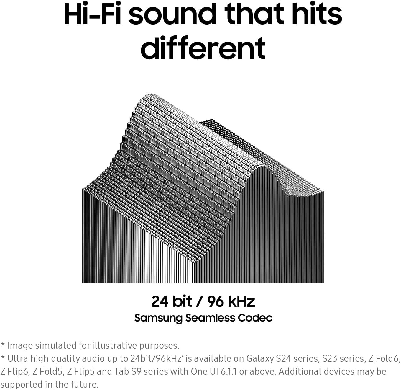 Samsung Galaxy Buds3 Wireless Earbuds, White image number 1