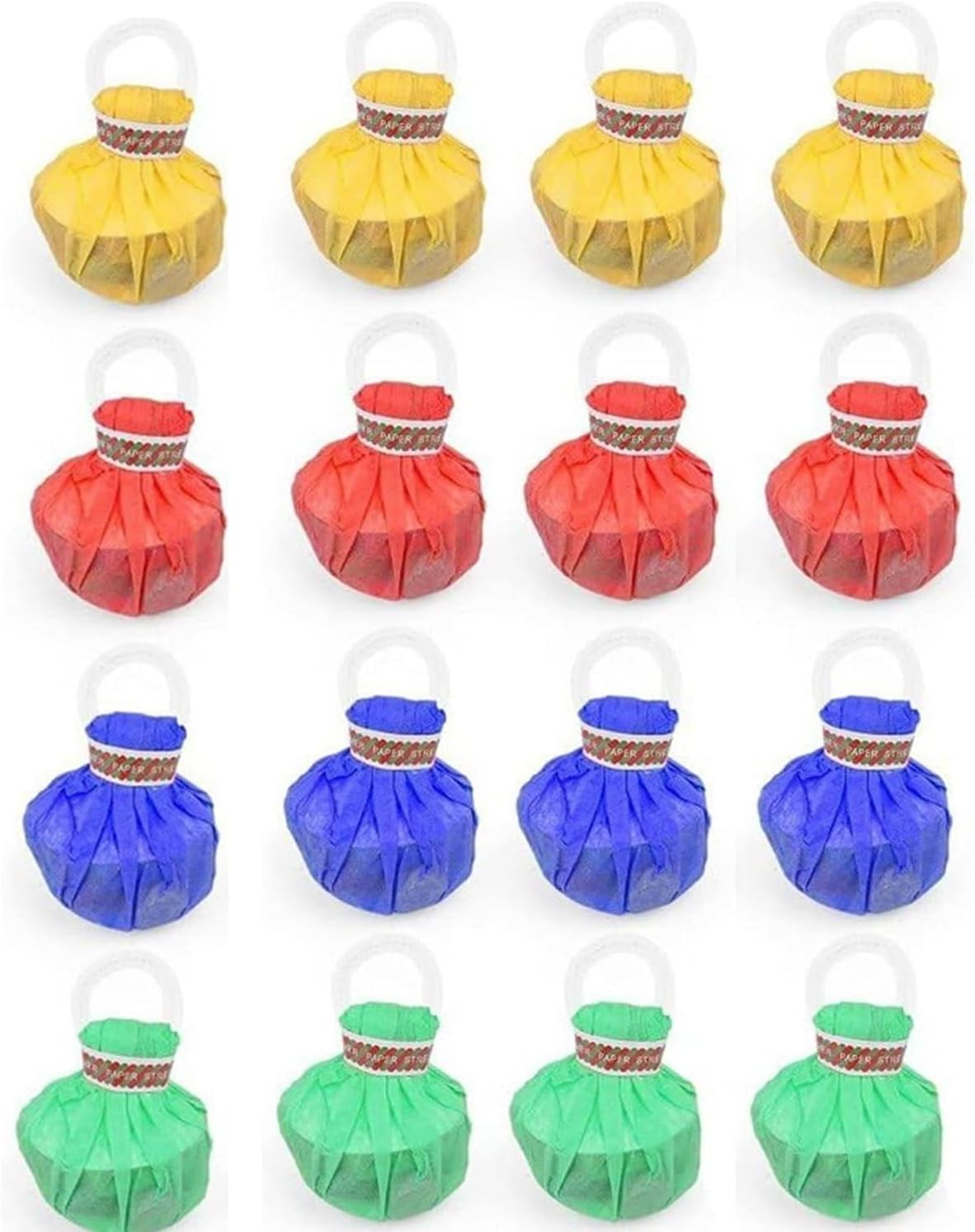 16 Pack Colorful Streamers Poppers Party Poppers Hand Throw Streamers for Birthday Wedding Graduation Engagement Retirement Party Supplies image number 2