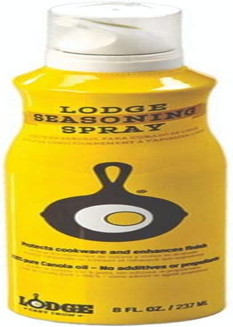 Lodge ASPRAY Seasoning Spray Oil, Yellow