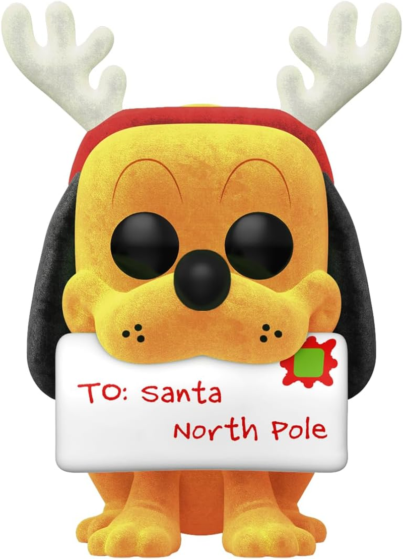 Disney - Pluto Holiday US Exclusive Flocked Pop! Vinyl image number 2