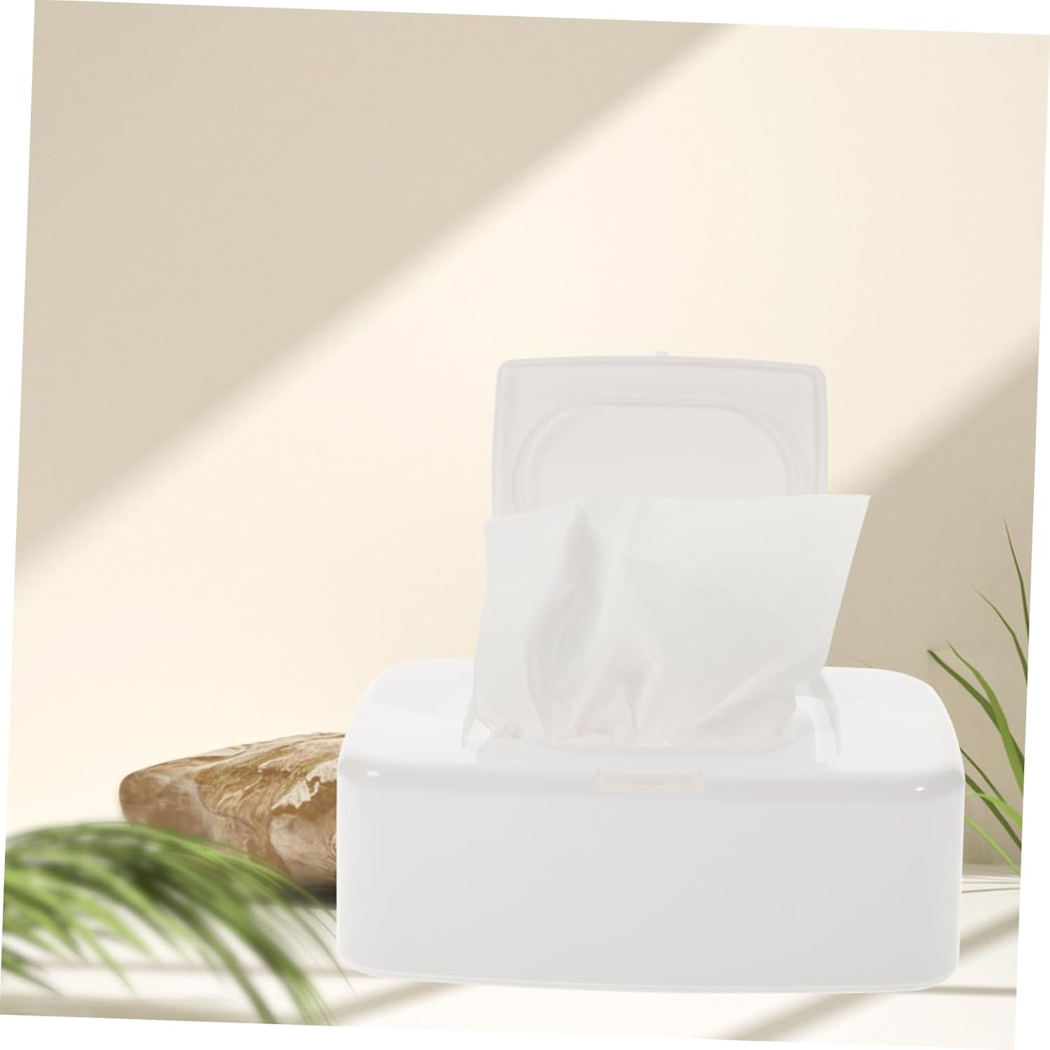 2Pcs Family-Friendly Wet Tissue Holder Refillable Wipe Dispenser Box for Home Travel image number 4