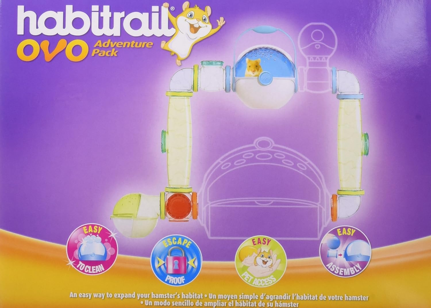 Habitrail OVO Adventure Pack, Hamster Cage & Accessories, Small Animal Habitat image number 5