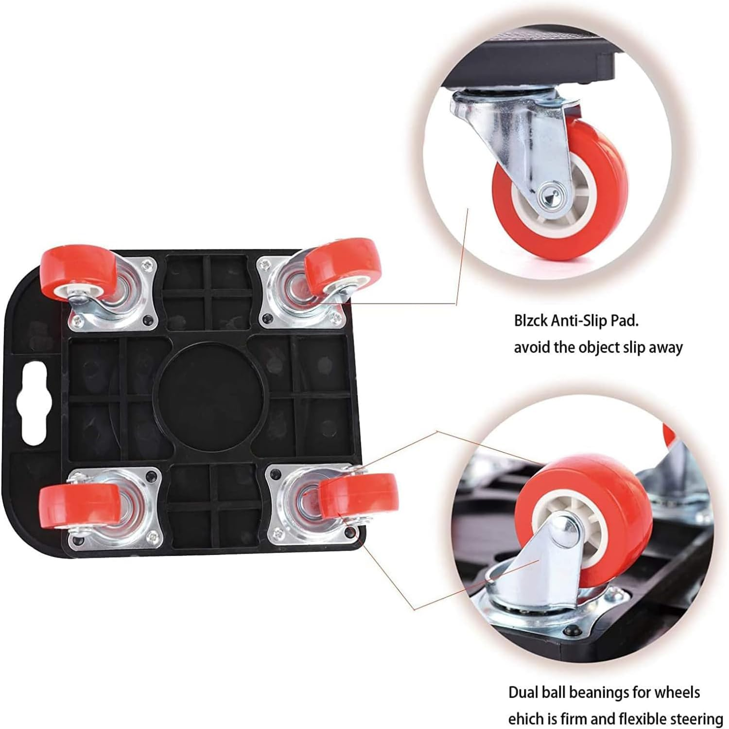 Heyinova Furniture Moving Artifact Durable Furniture Lifter Slider Roller Wheel Roller Set 5 Pieces Furniture Movers Lifter Heavy Appliance Furniture Lifting Furniture Moving Tool Set