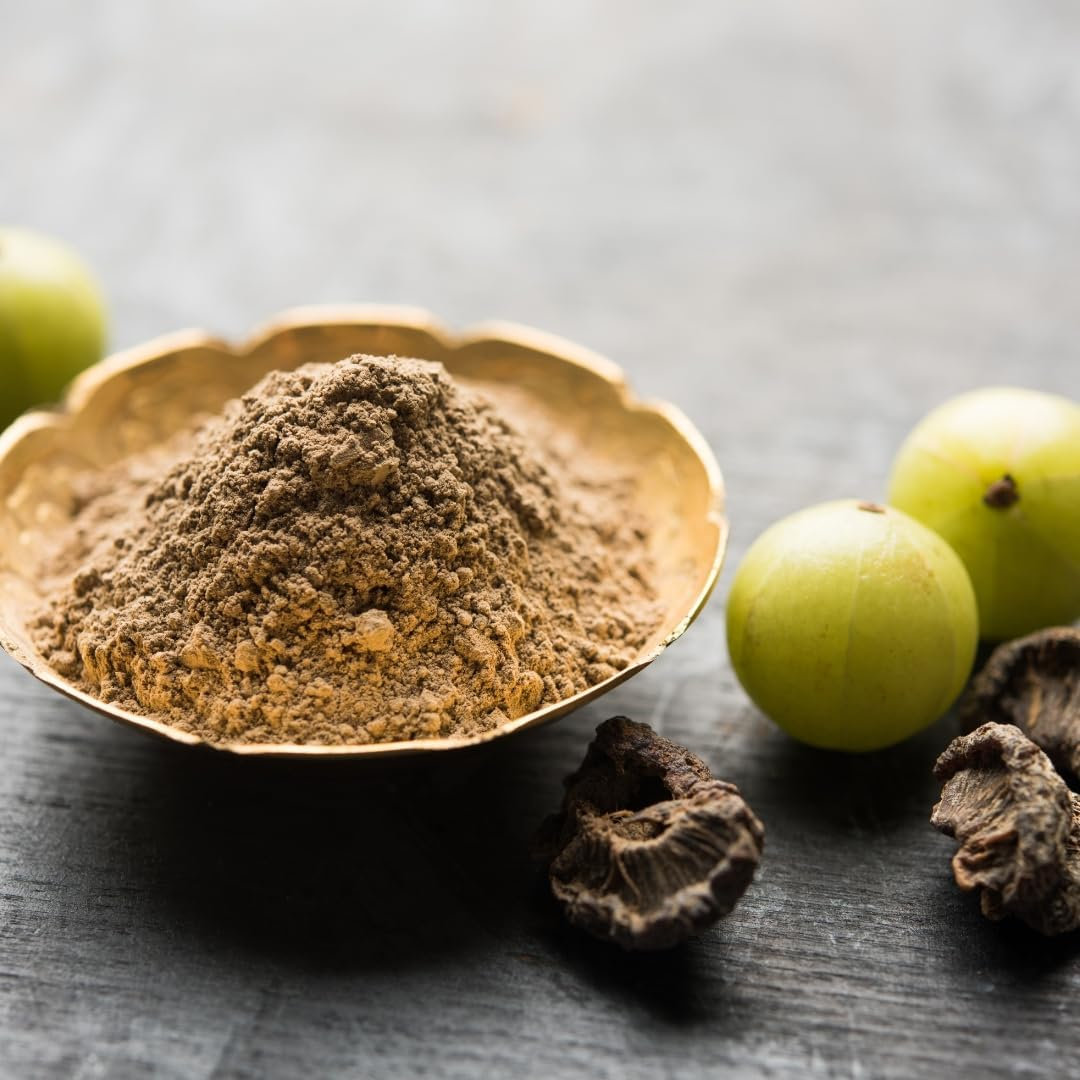 Origenz Premium Amla Powder for Healthy Hair 100Gm (Indian Gooseberry Powder) - Rich in Vitamin C (Pack of 1) image number 1