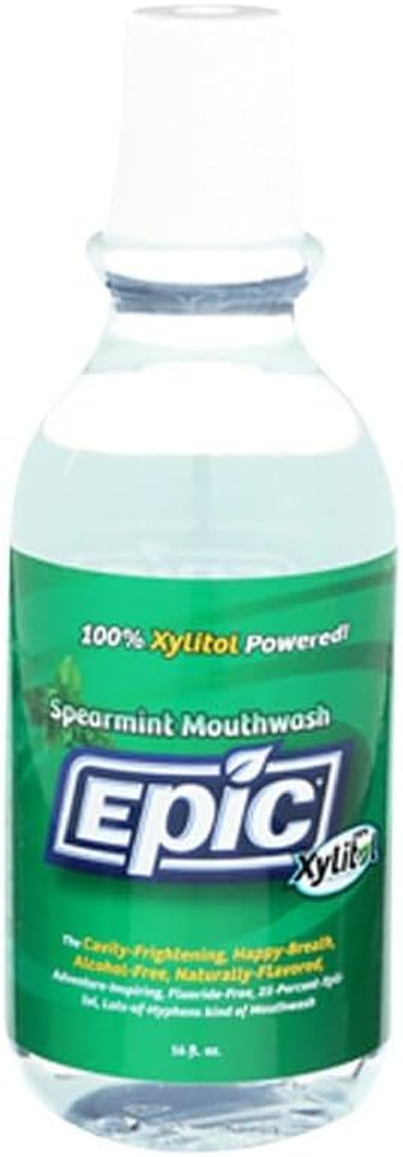 Epic Spearmint Xylitol Mouthwash 475 Ml